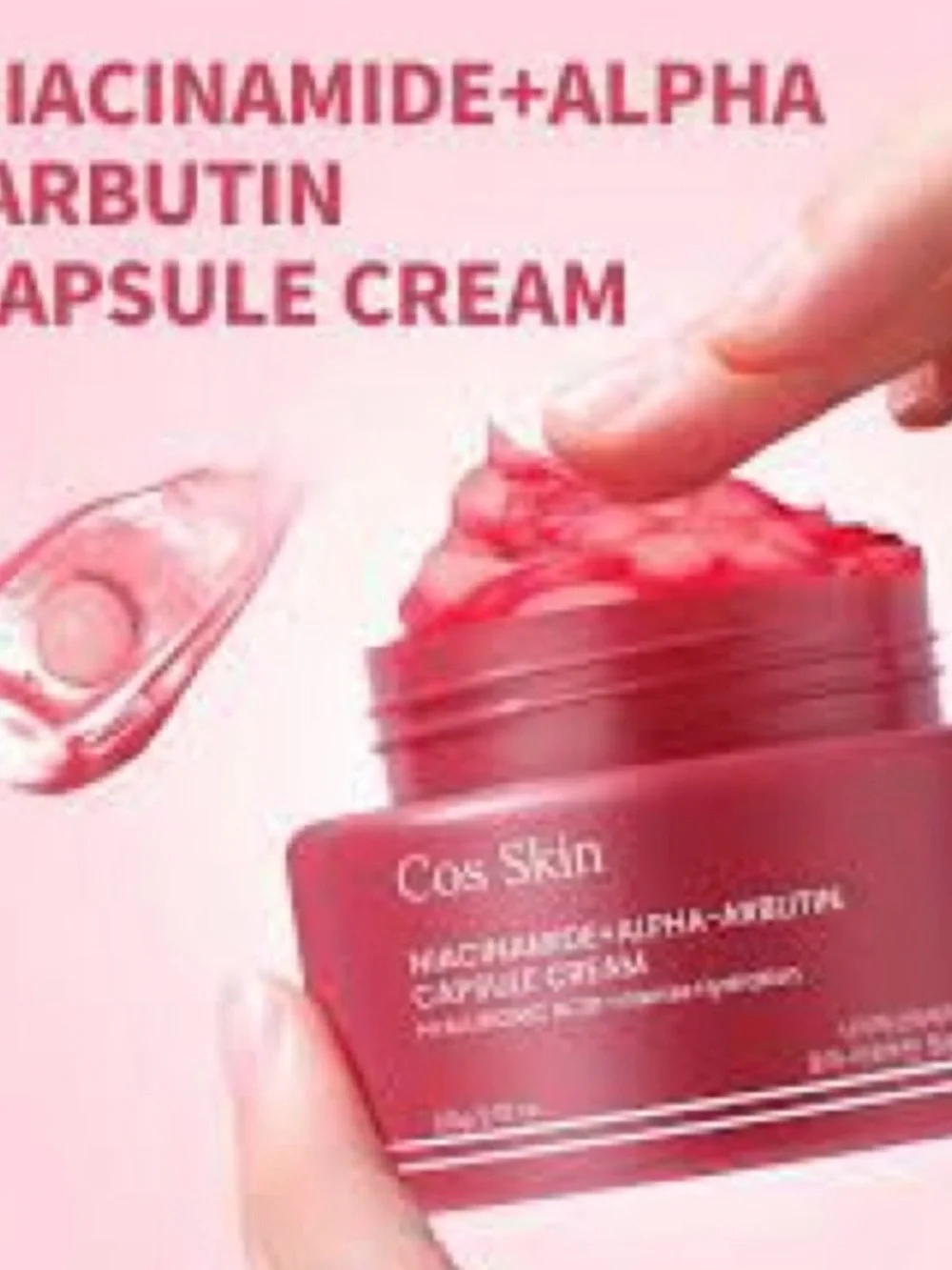 Niacinamide + Alpha-Arbutin Capsule Cream - Pink Moisturizer